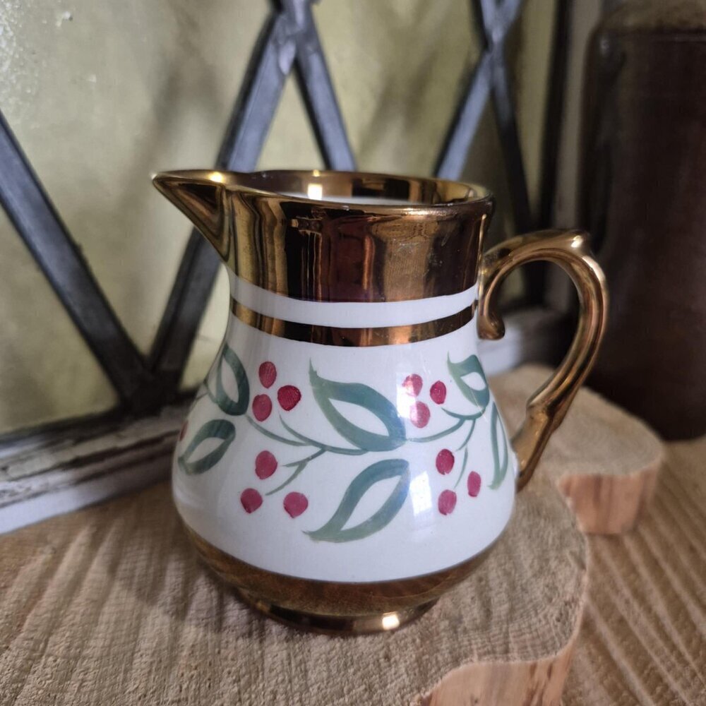 Gather Rings 🍄🧚‍♂️ Vintage WADE 3-Piece Porcelain Tea Set Berry Pattern - Picture 13 of 16